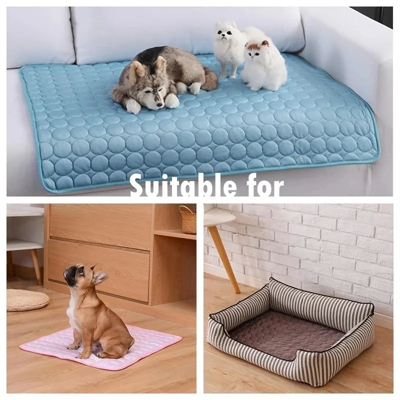 Pet Cooling Mat – Summer Comfort Pad for Dogs & Cats