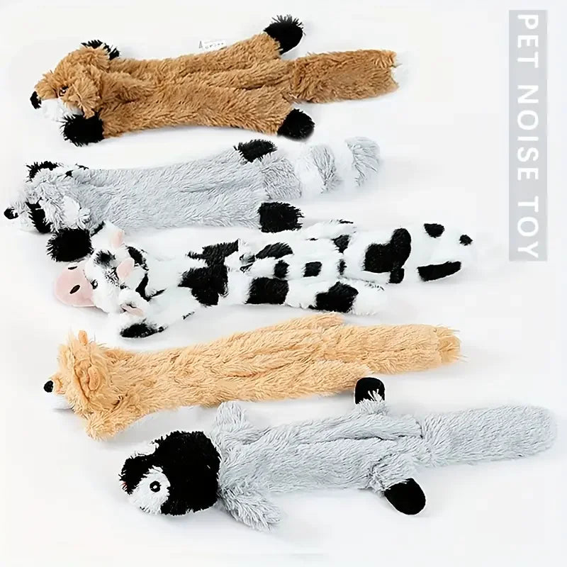 Plush Sounding Dog Chew Toys – Animal Design