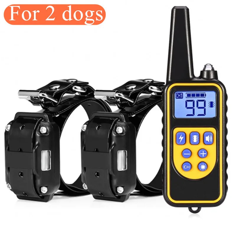 Electric Dog Training Collar with Remote – Waterproof & Rechargeable