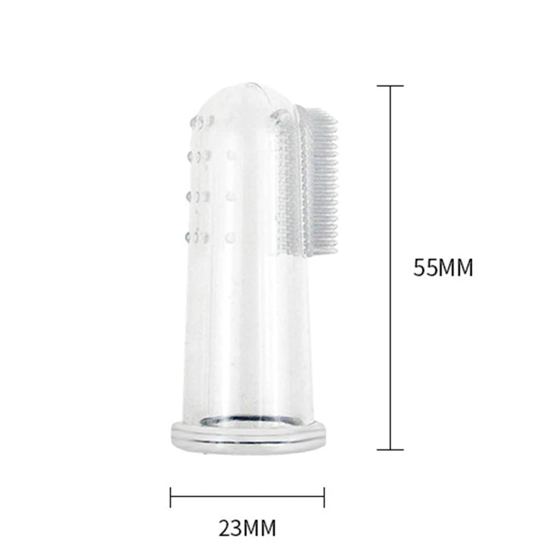 Super Soft Pet Finger Toothbrush – Dog & Cat Dental Cleaning Tool