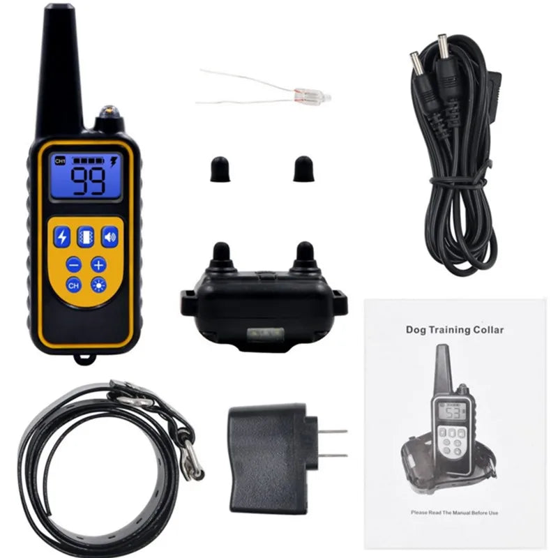 Electric Dog Training Collar with Remote – Waterproof & Rechargeable