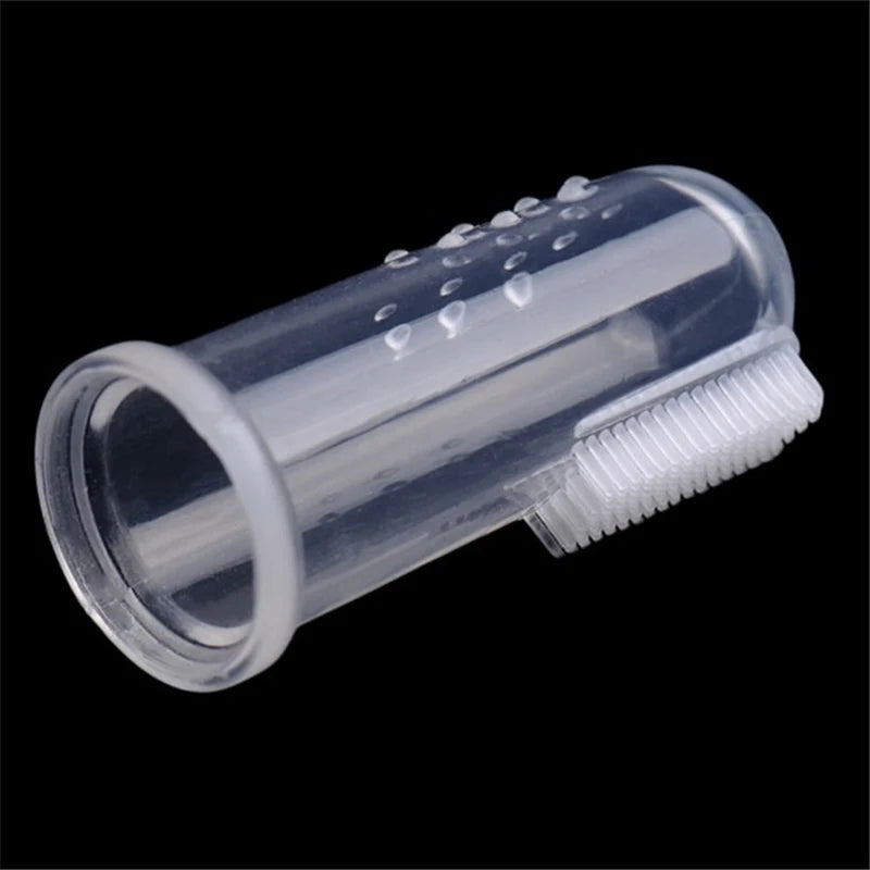 Super Soft Pet Finger Toothbrush Teddy Dog Brush Bad Breath Tartar Teeth Tool Dog Cat Cleaning Pet Supplies