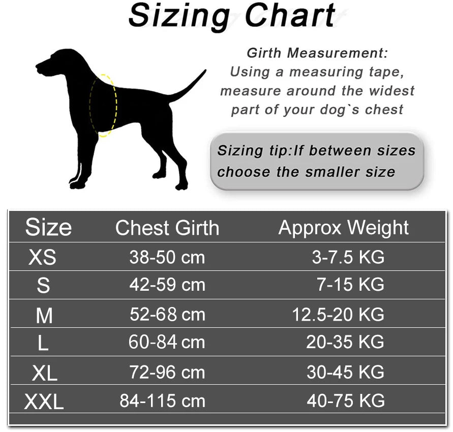 Customizable Reflective No-Pull Dog Harness Vest