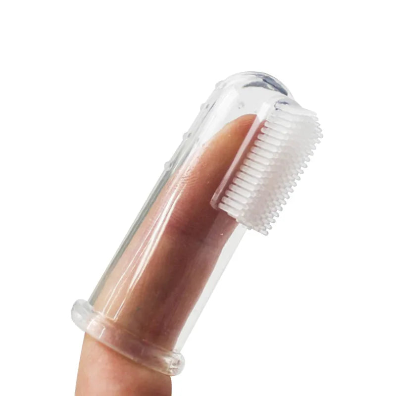 Pet Fingertip Toothbrush – Oral Care for Dogs & Cats