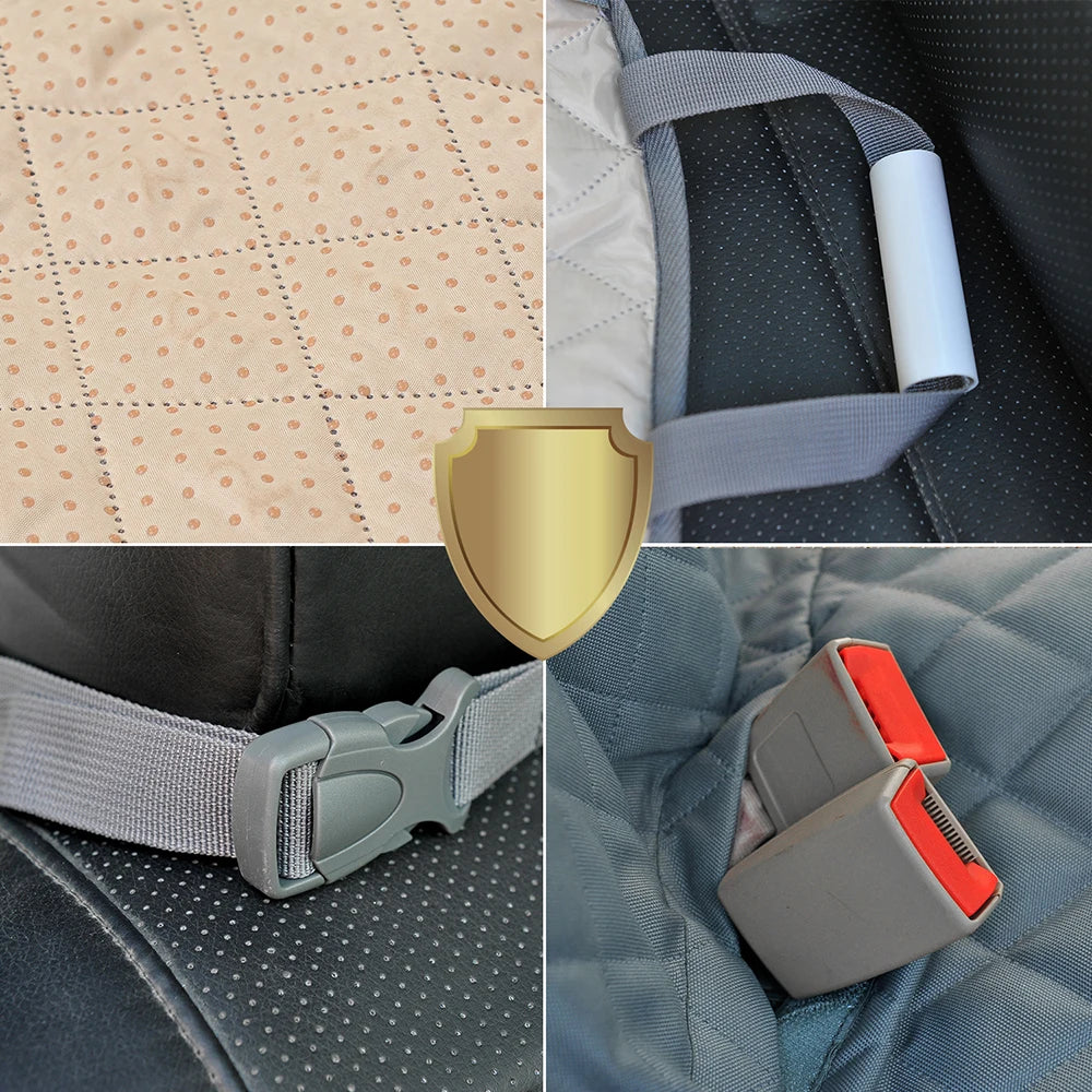 PETRAVEL Waterproof Dog Car Seat Cover – Hammock Style Rear Seat Protector