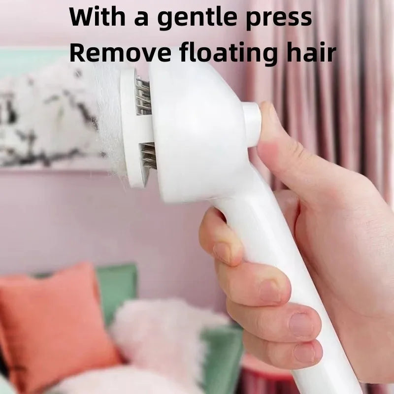 Pet Spray Hair Comb with Dematting & Mist Function