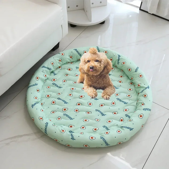 Ice Silk Cooling Dog Bed Pad