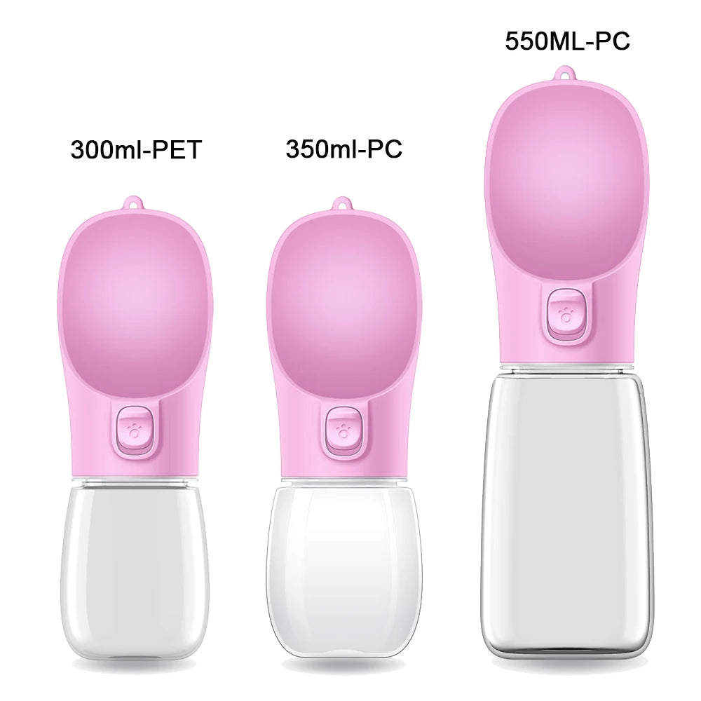 350/550ml Portable Big Dog Water Bottle For Small Medium Dogs Cat Leakproof Travel Walking Pet Water Dispenser Labrodor Supplies