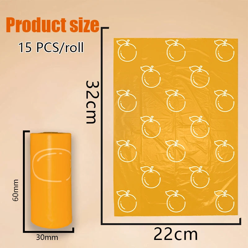 Orange Scented EPI Pet Poop Bags