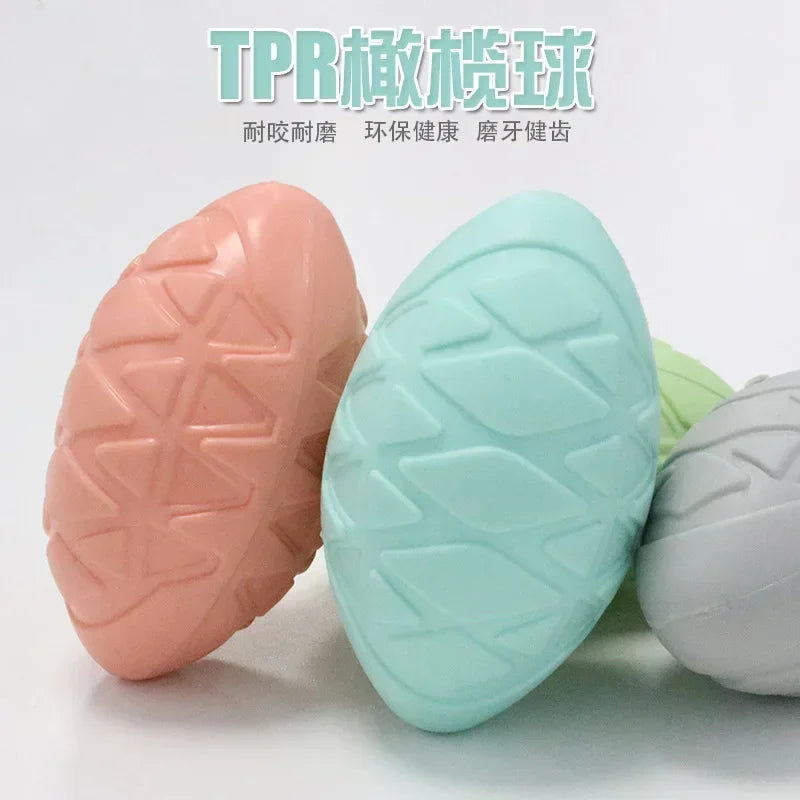 Natural Rubber Football Dog Chew Toy