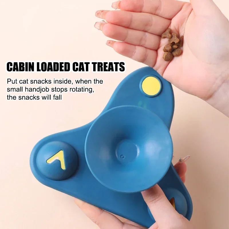 Rotating Flying Chair Interactive Cat Toy