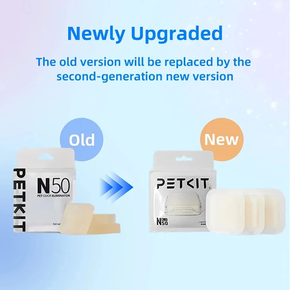 PETKIT Deodorant Cubes – 50 Pack for Litter Box Odor Control