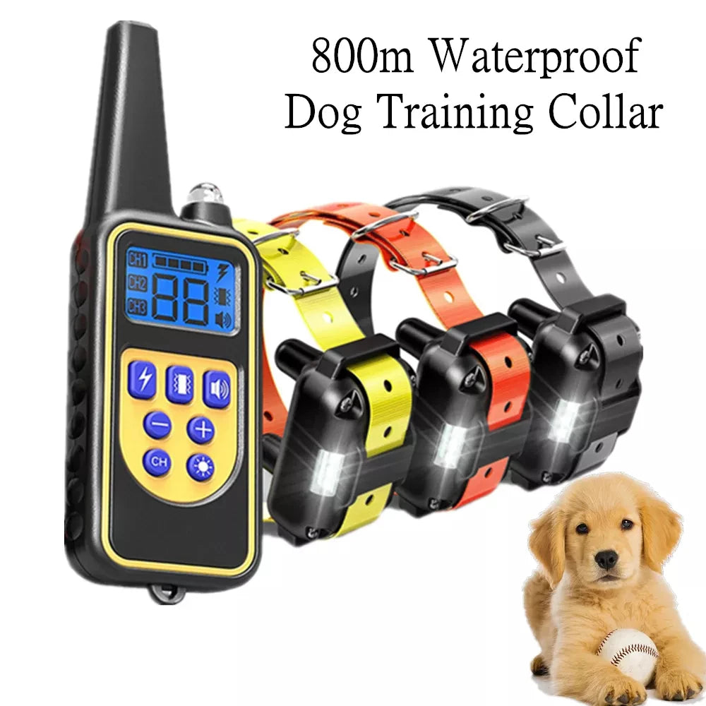 Electric Dog Training Collar with Remote – Waterproof & Rechargeable