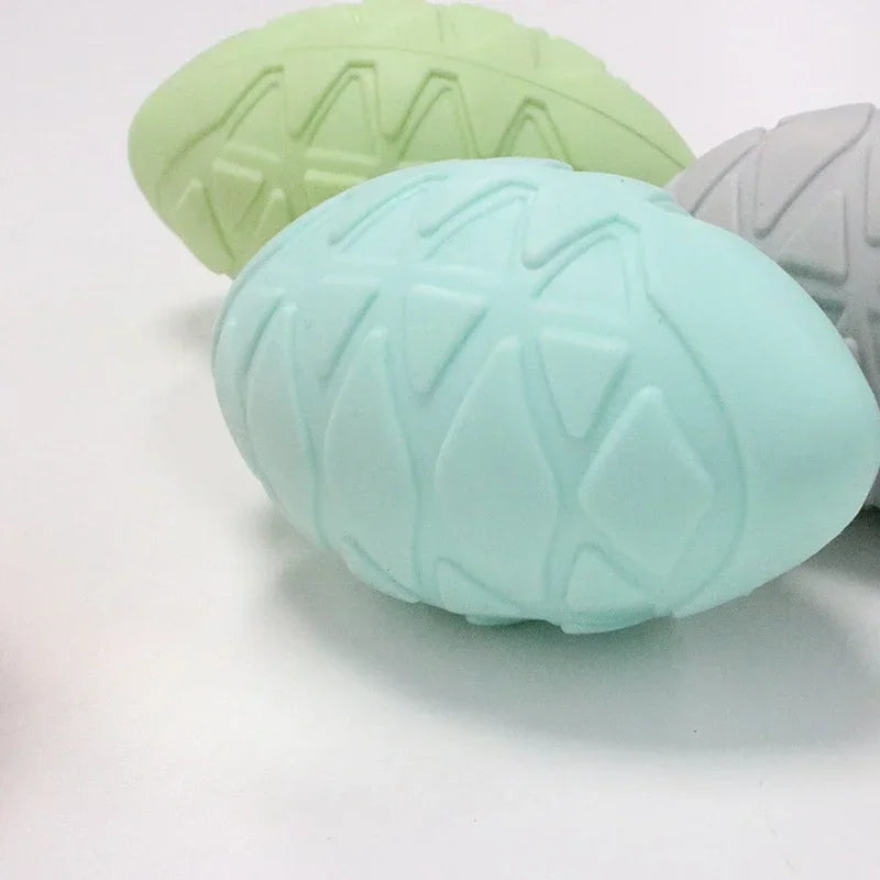 Natural Rubber Football Dog Chew Toy