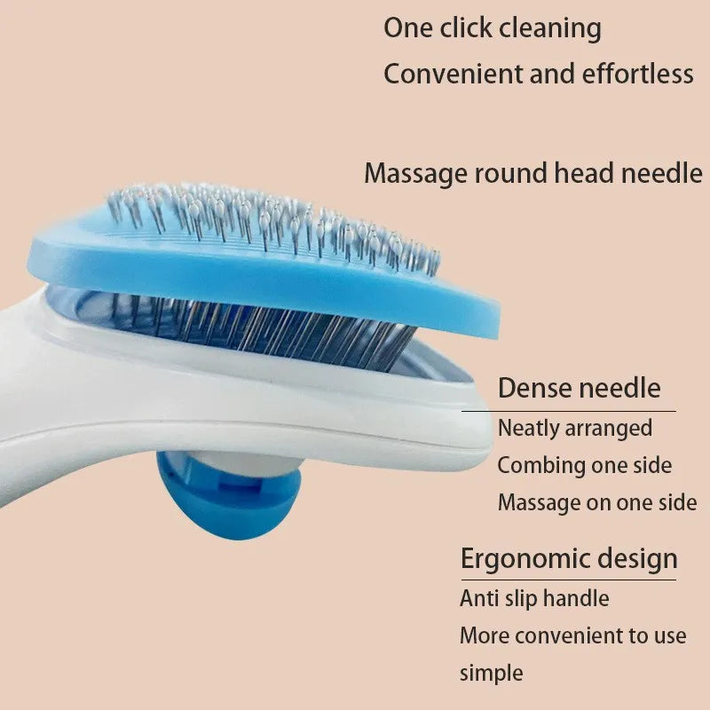 Pet Hair Remover Brush for Dogs & Cats