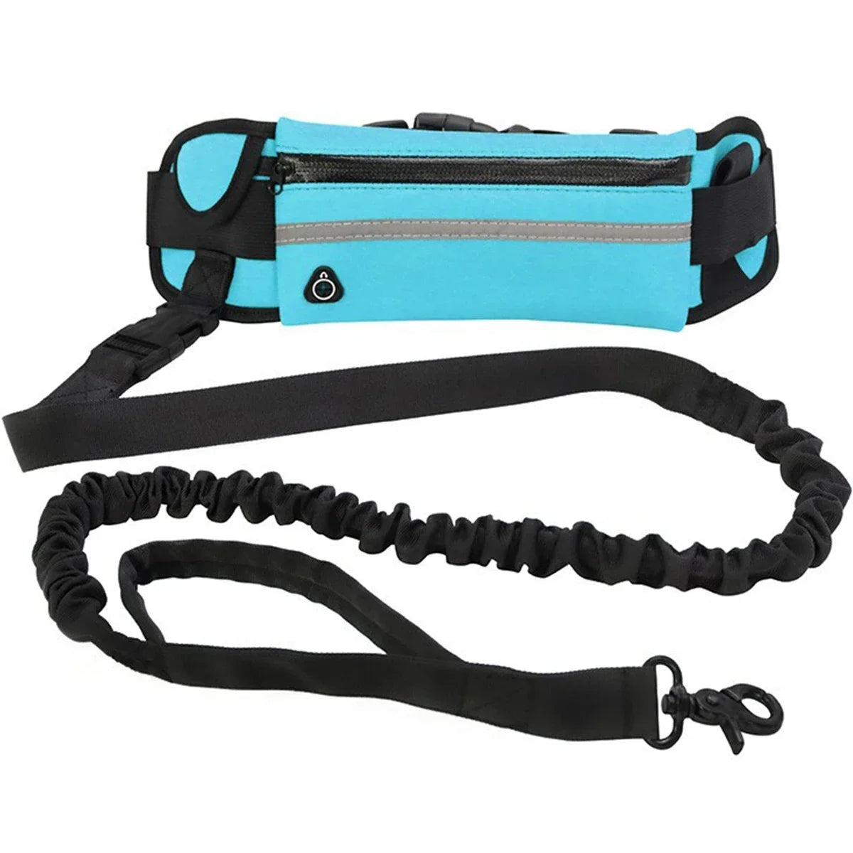 Hands-Free Reflective Dog Leash with Waist Bag