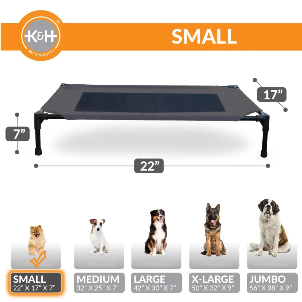 Original Elevated Pet Cot – Small (17"x22"x7")