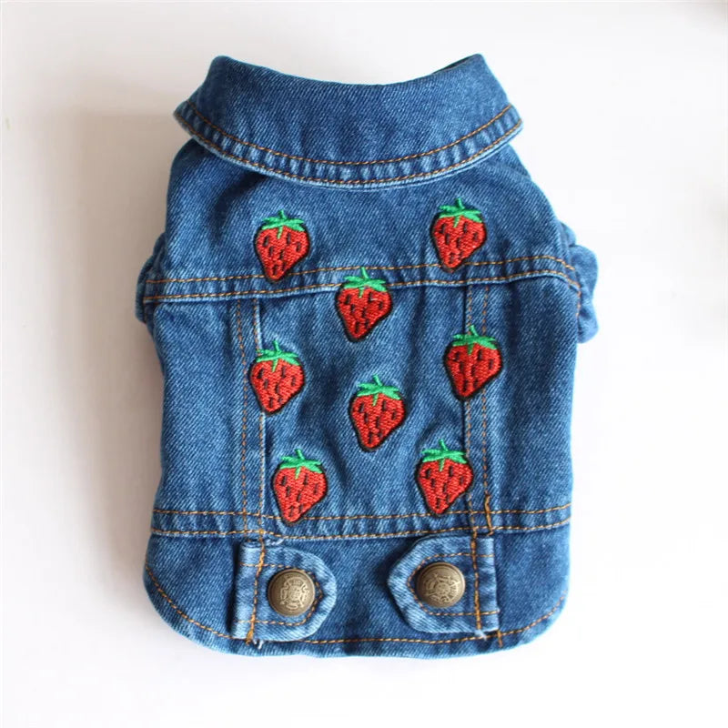 Denim Dog Jacket – Cowboy Style Pet Coat