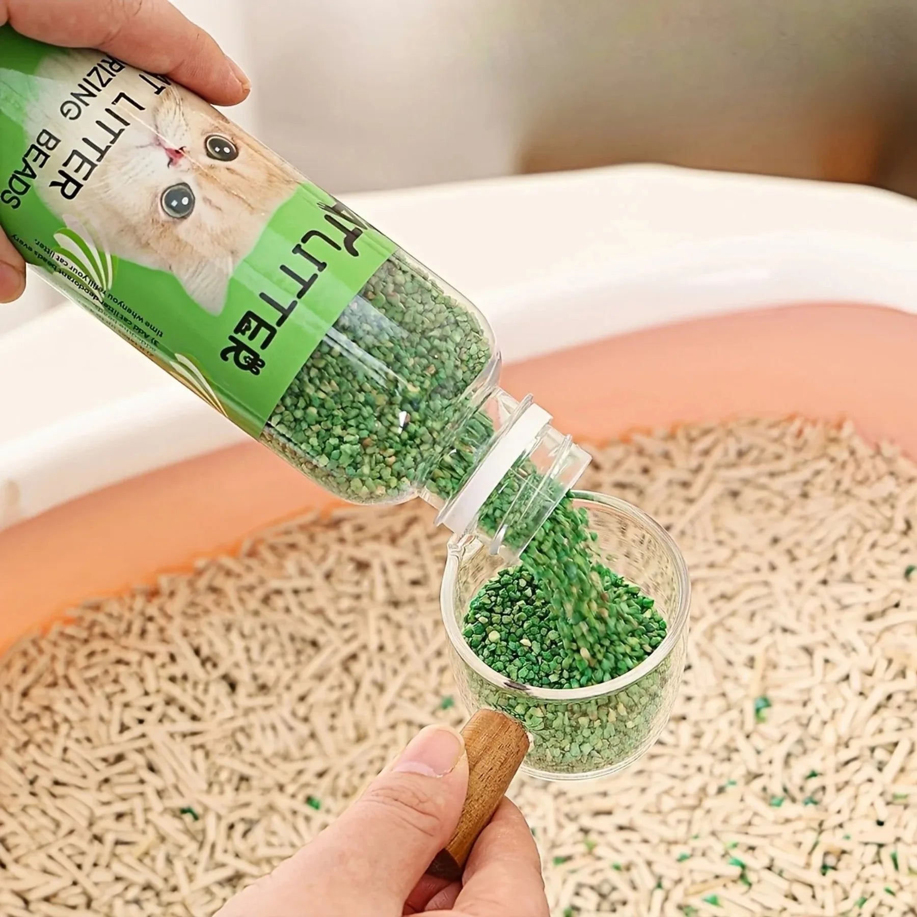 Cat Litter Deodorizing Beads – Odor Control for a Fresh Home