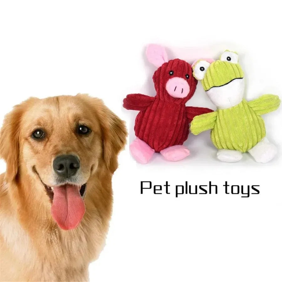 Plush Squeaky Dog & Cat Chew Toy