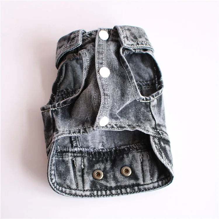 Denim Dog Jacket – Cowboy Style Pet Coat