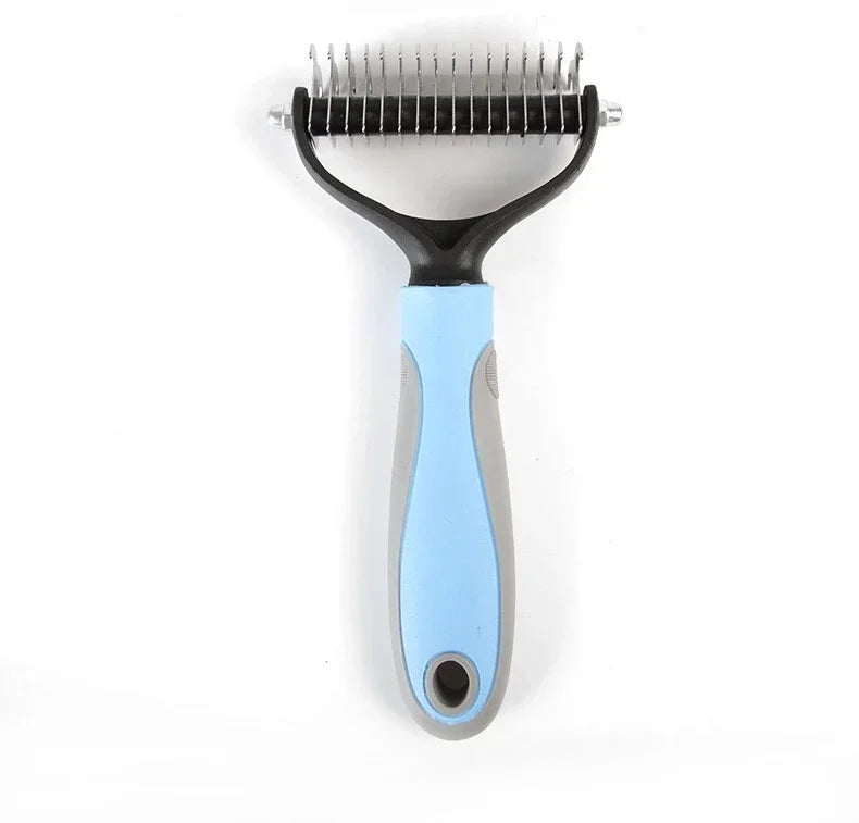 Double-Sided Fur Knot Cutter & Shedding Comb
