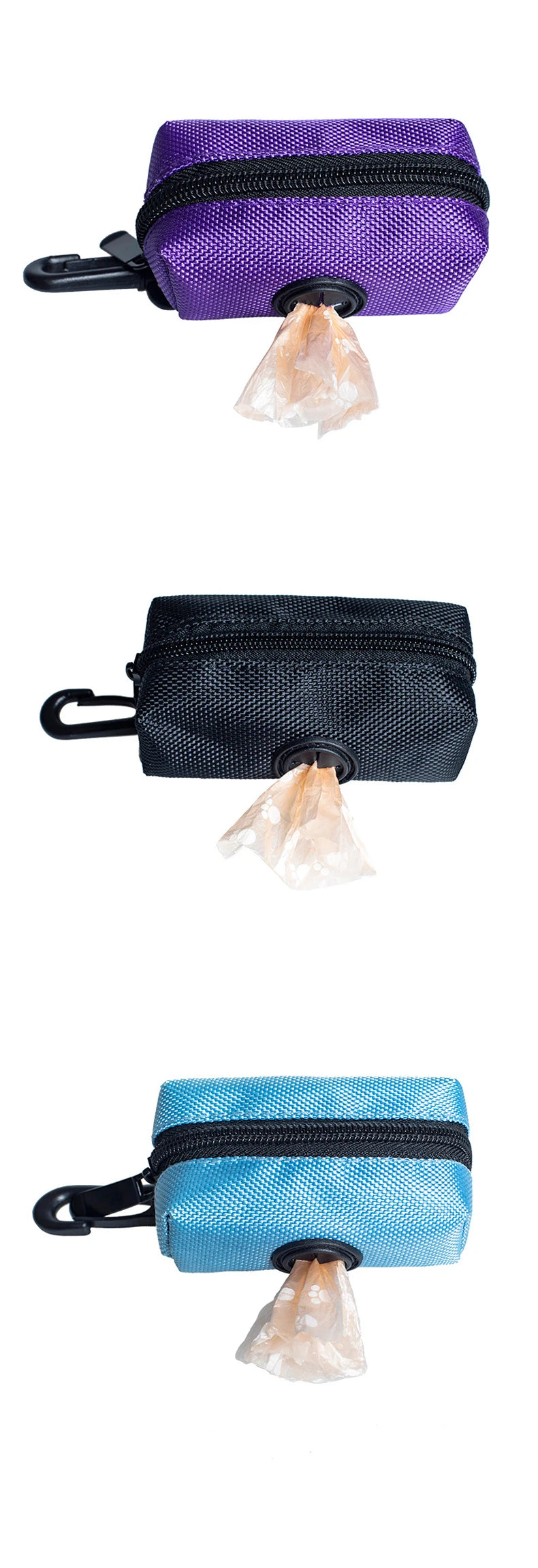 Dog Poop Bag Holder – Adjustable Leash Attachment Waste Bag Dispenser