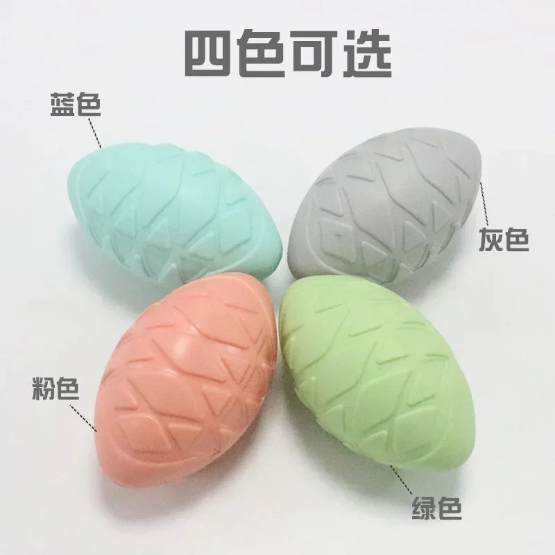 Natural Rubber Football Dog Chew Toy