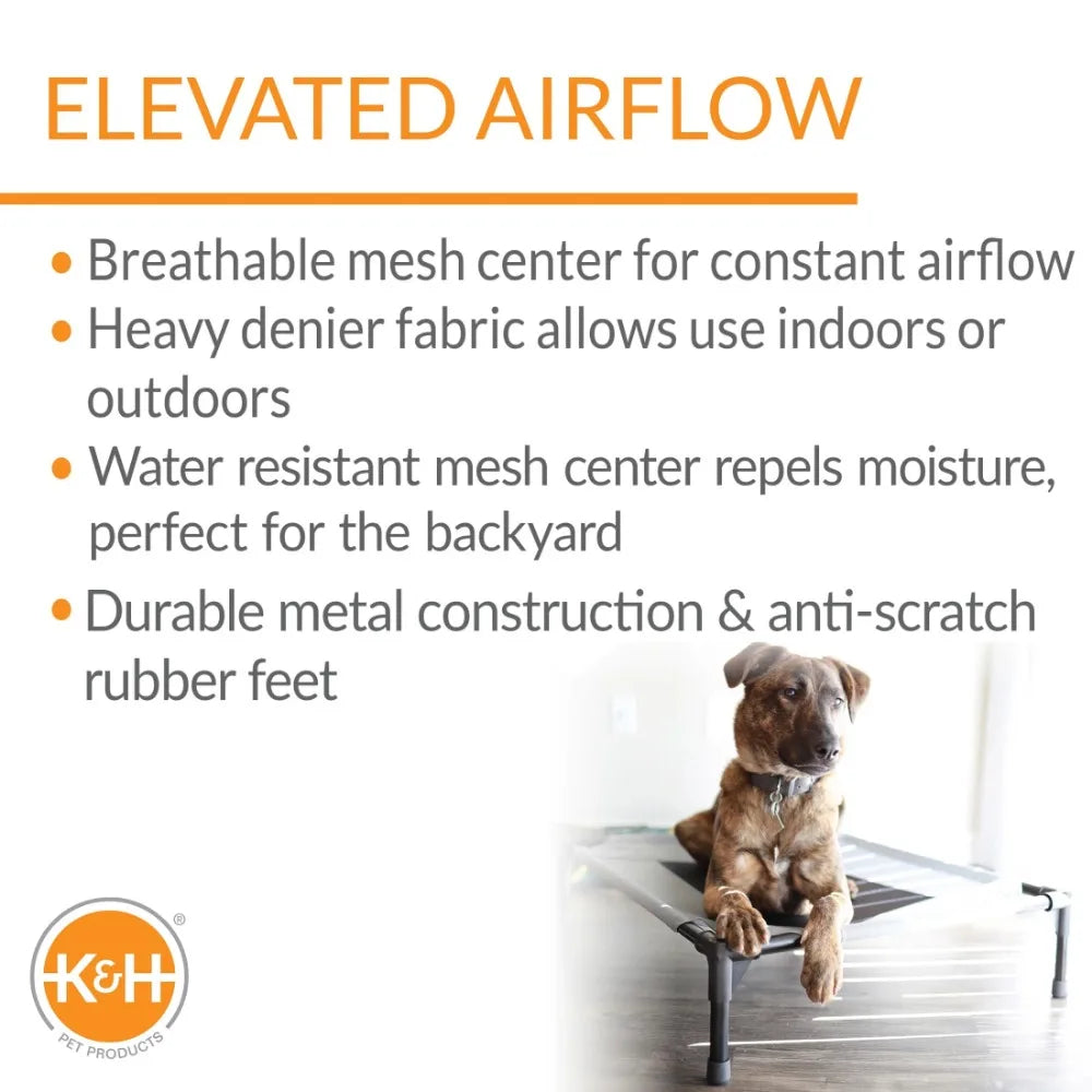 Original Elevated Pet Cot – Small (17"x22"x7")
