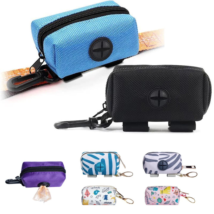 Dog Poop Bag Holder – Adjustable Leash Attachment Waste Bag Dispenser