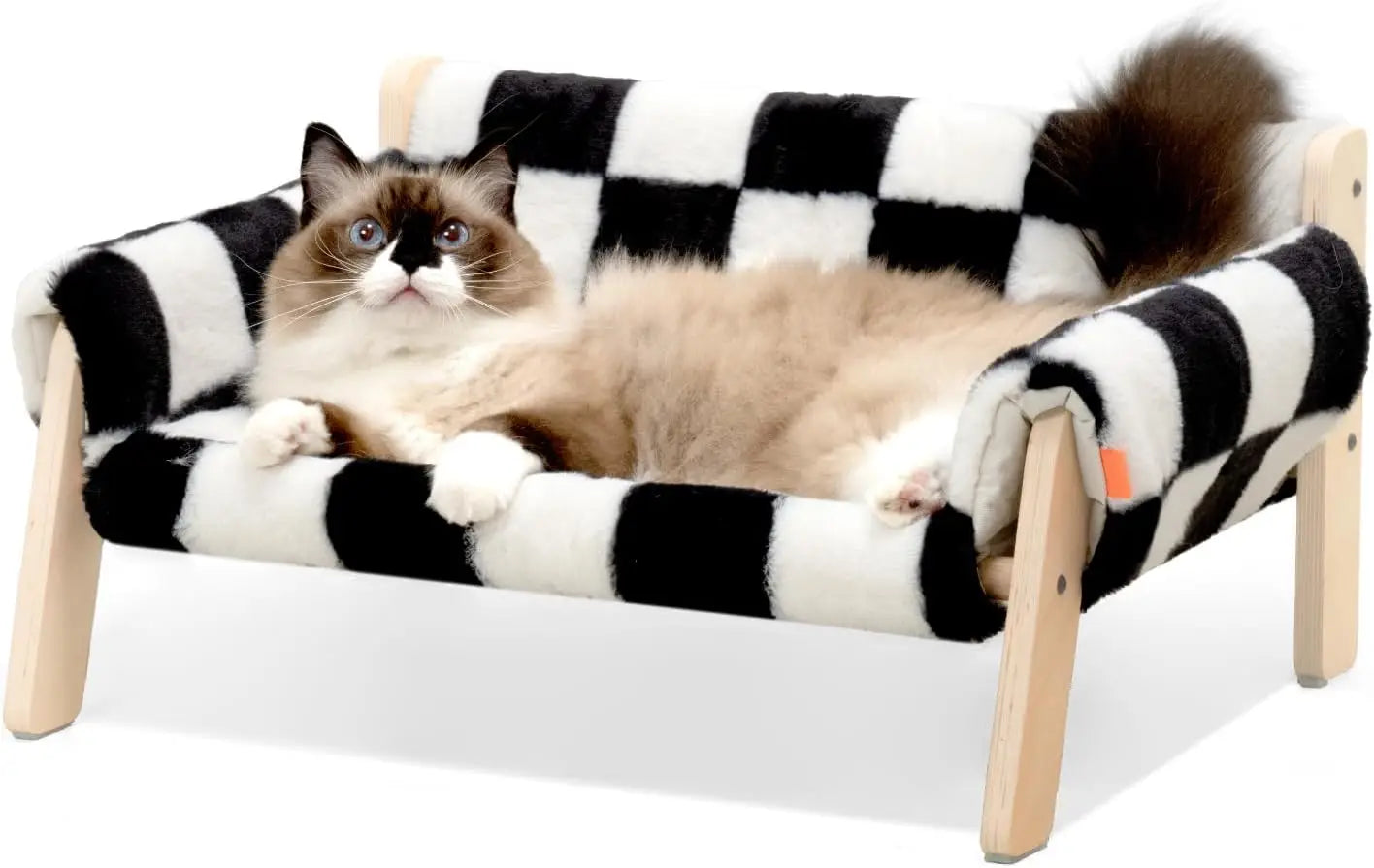 Mewoofun Wooden Elevated Cat Sofa Bed