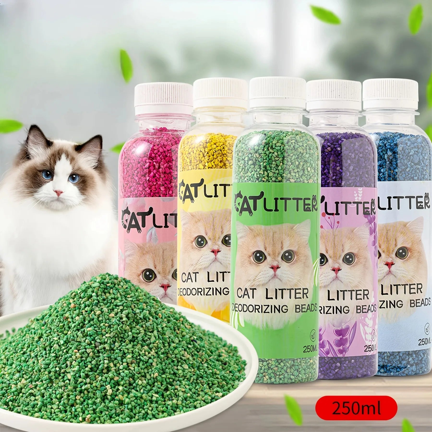 Cat Litter Deodorizing Beads – Odor Control for a Fresh Home