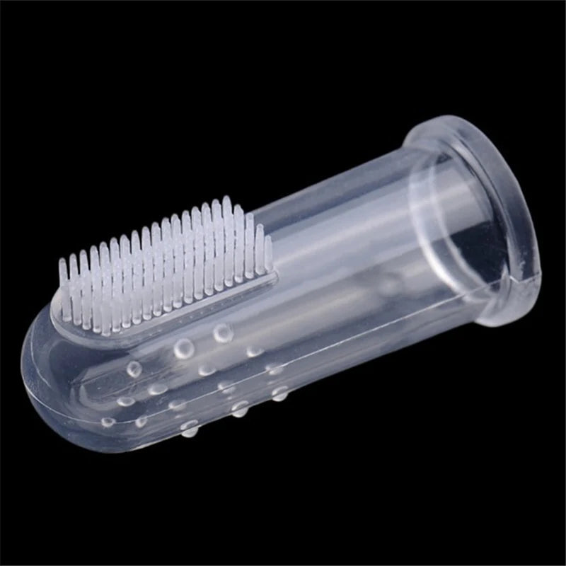Pet Fingertip Toothbrush – Oral Care for Dogs & Cats