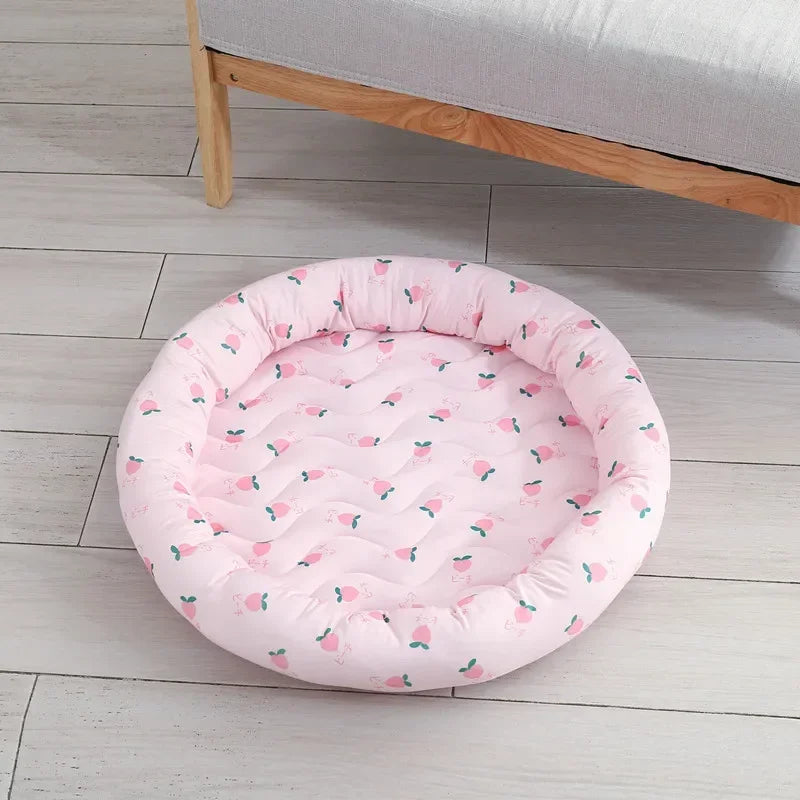 Ice Silk Cooling Dog Bed Pad