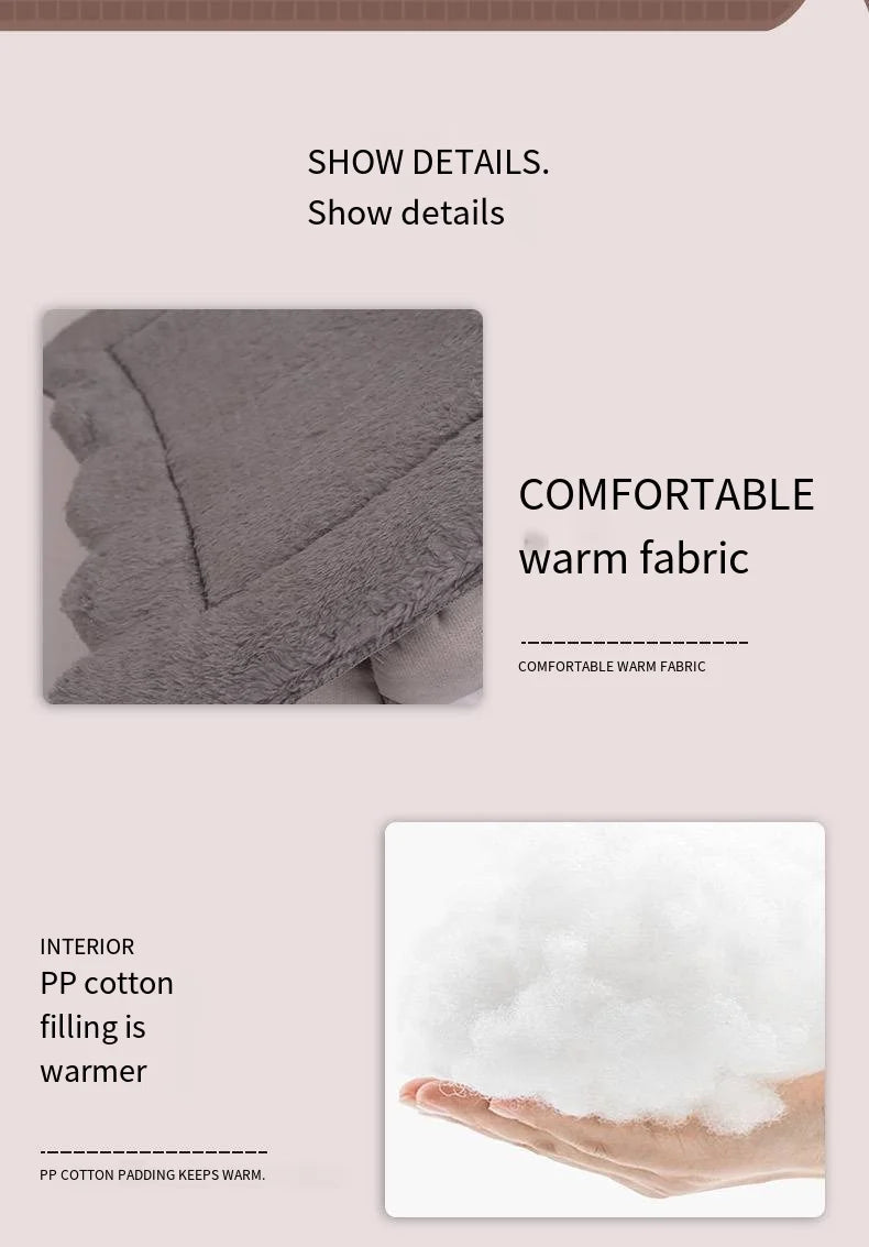 All-Season Washable Pet Bed with Cushion