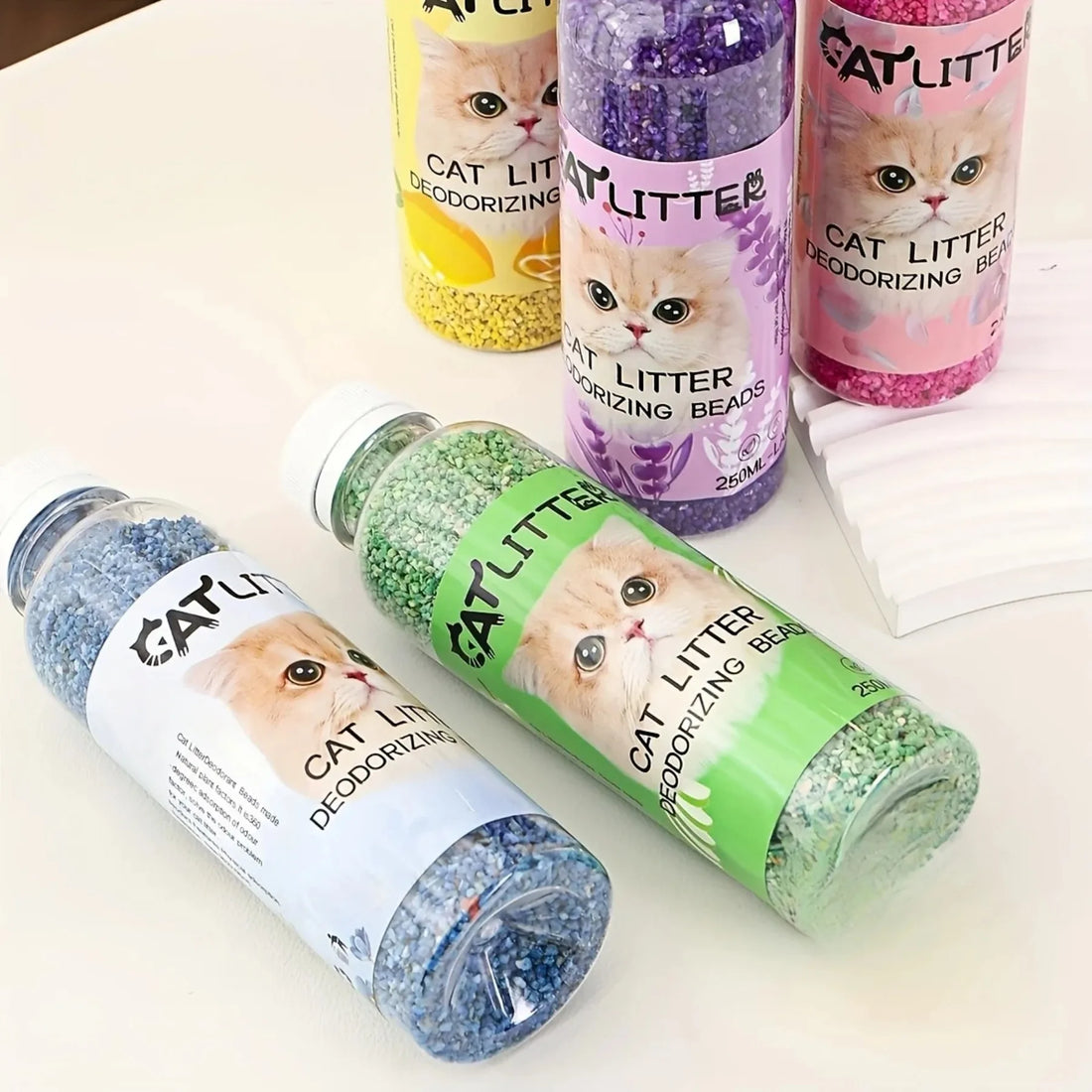 Cat Litter Deodorizing Beads – Odor Control for a Fresh Home