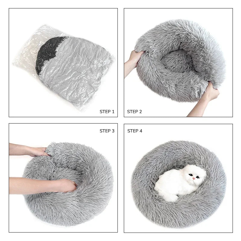 Ultra Soft Donut Dog & Cat Bed