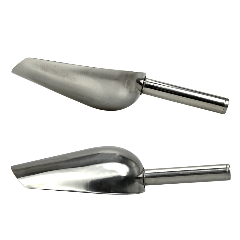 Stainless Steel Pet Food Shovel – Durable Scoop for Dogs & Cats