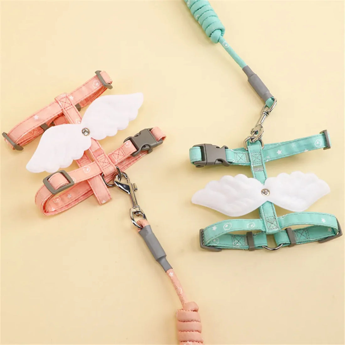 Sweet Angel Wing Cat & Dog Harness with Leash