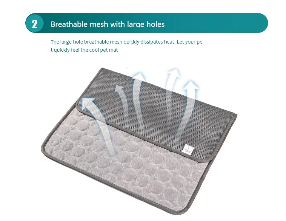 Pet Cooling Mat – Summer Comfort Pad for Dogs & Cats