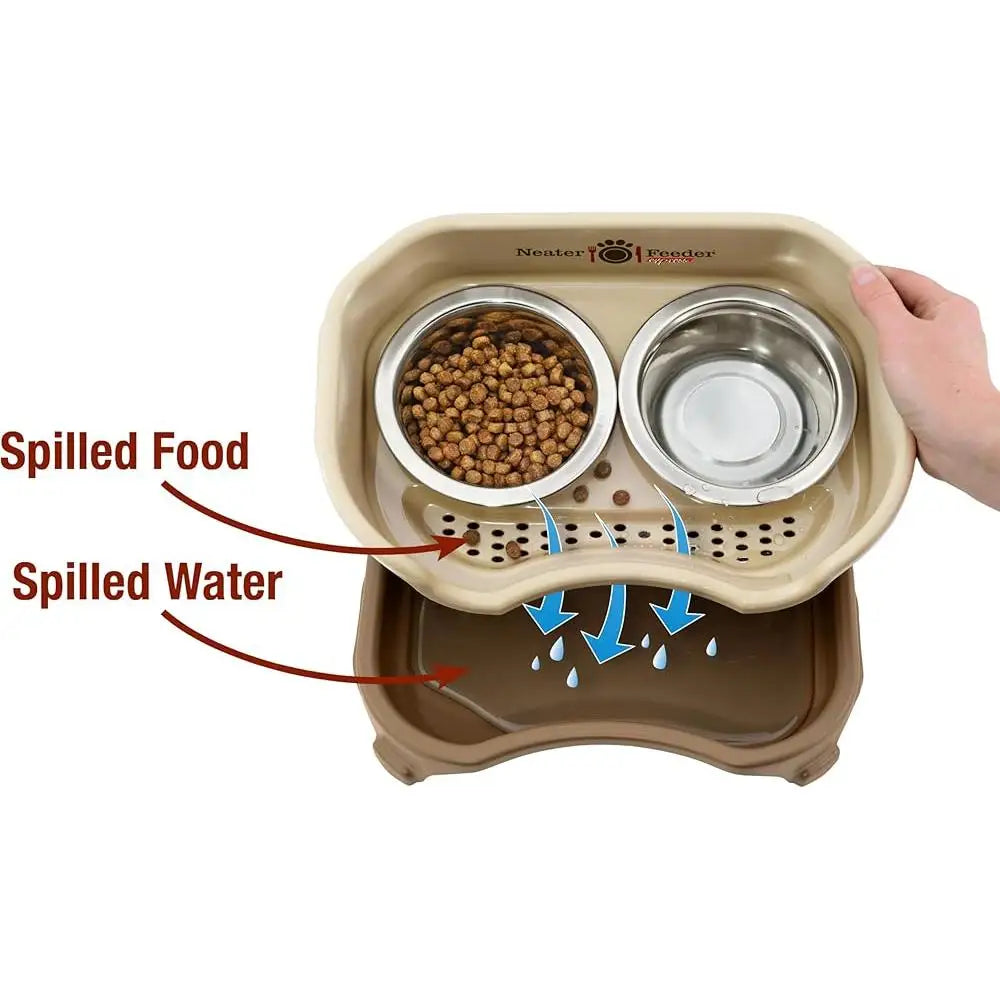 Mess-Proof Elevated Non-Spill Dog Bowl