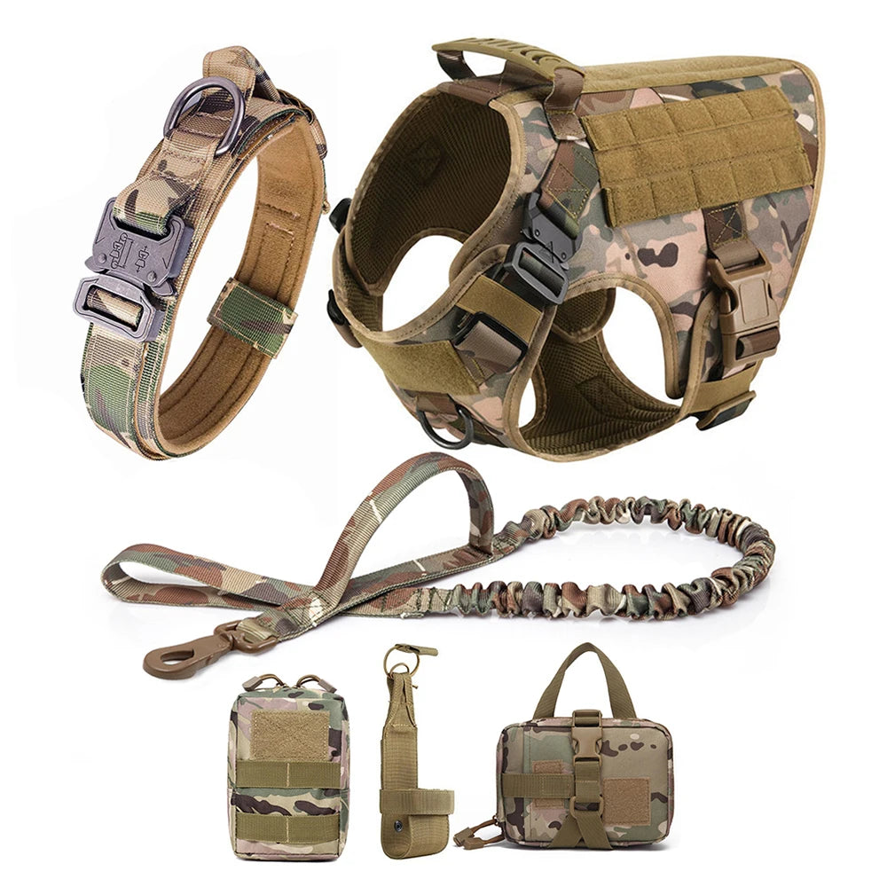 PETRAVEL LED Nylon Dog Harness & Leash – Night Safety Gear