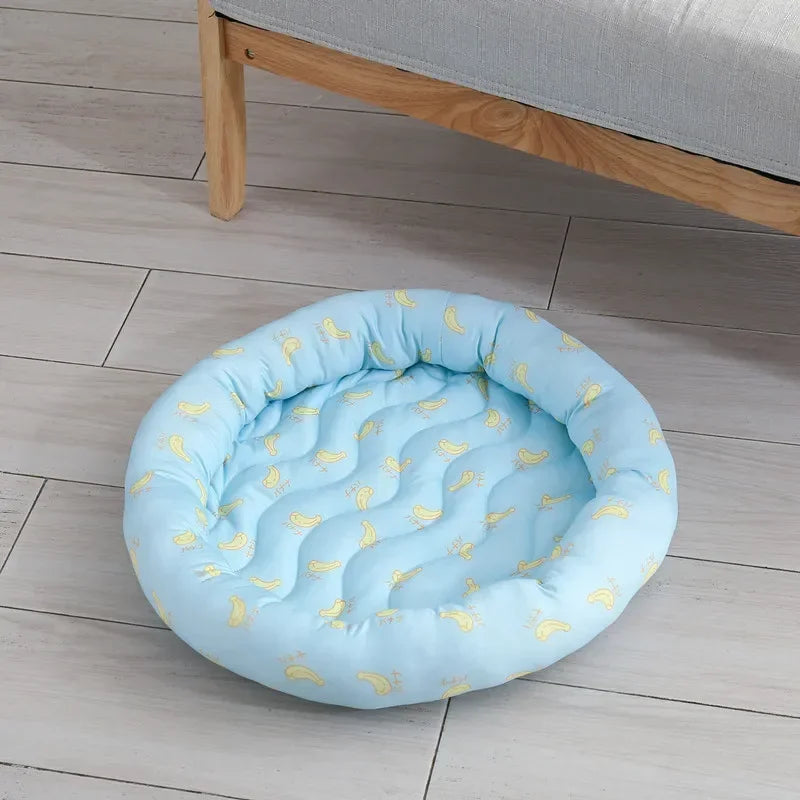 Ice Silk Cooling Dog Bed Pad