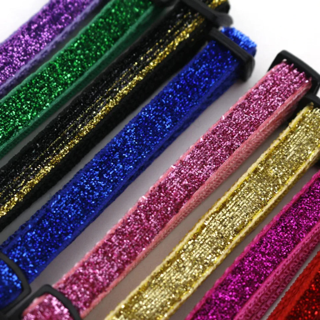 2PCS Adjustable Cat Collars with Bell