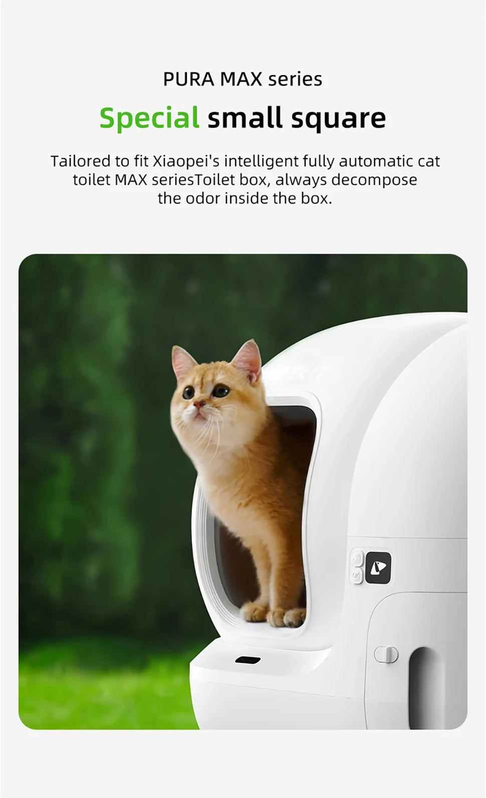 PETKIT Deodorant Cubes – 50 Pack for Litter Box Odor Control