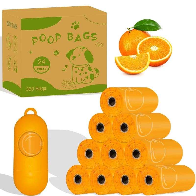 Orange Scented EPI Pet Poop Bags
