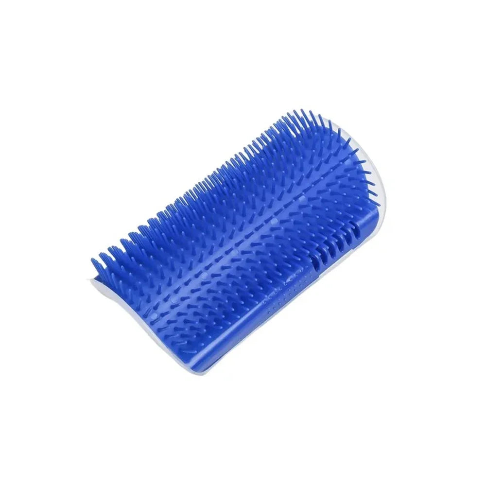 Cat Self-Grooming Wall Brush with Catnip