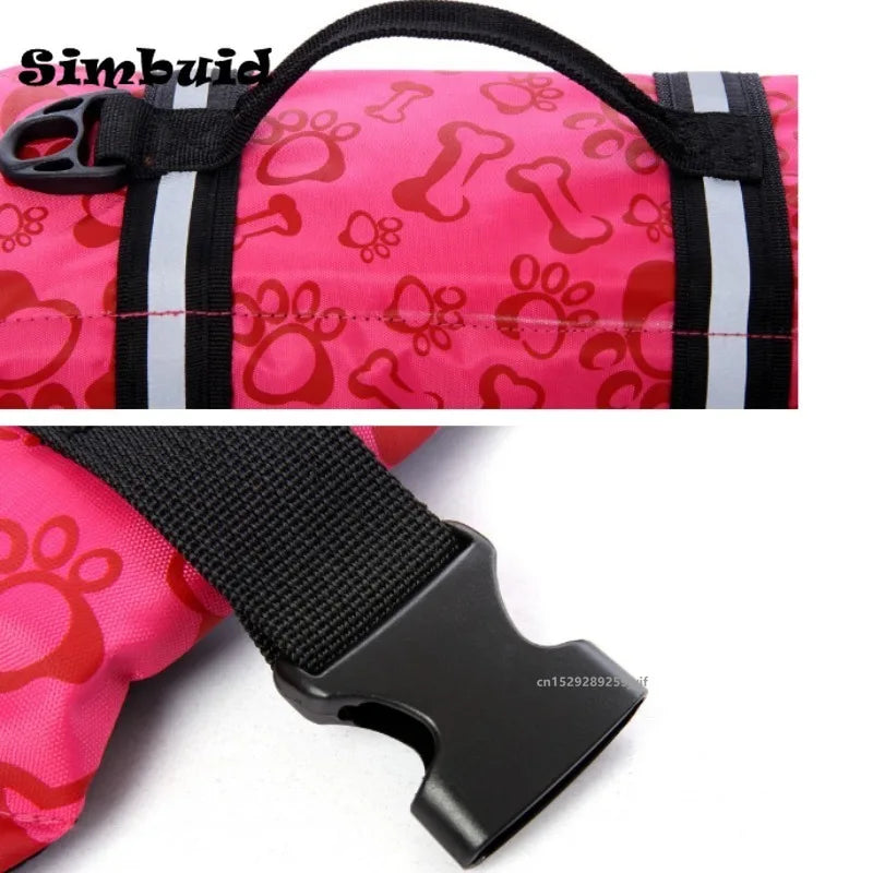 Summer Reflective Dog Life Jacket for Large Dogs