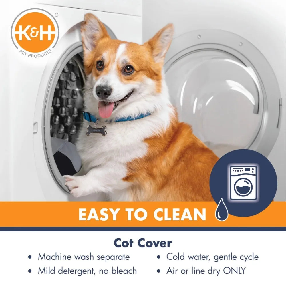 Original Elevated Pet Cot – Small (17"x22"x7")