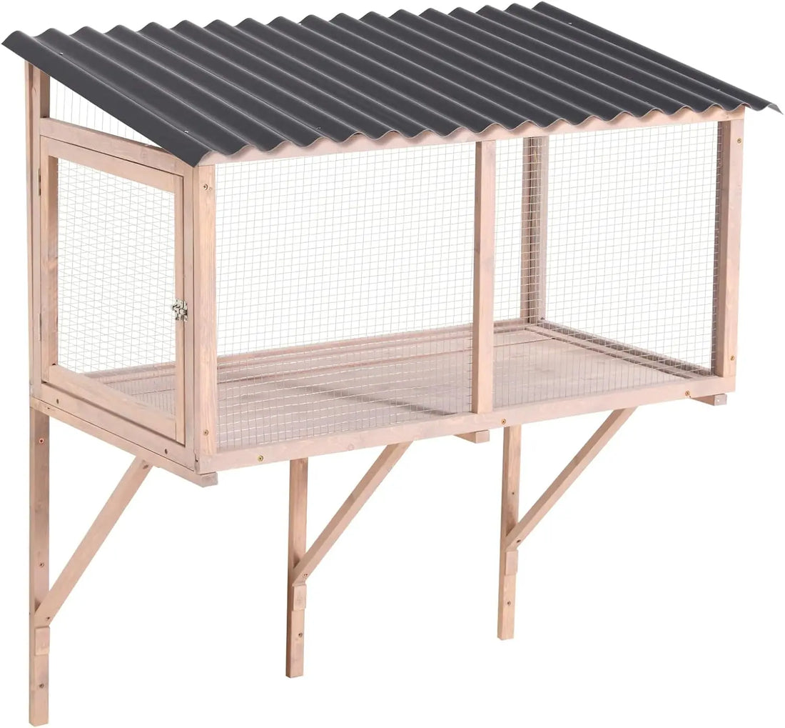 Wall-Mounted Cat Catio – Expandable Window Enclosure for Indoor Cats